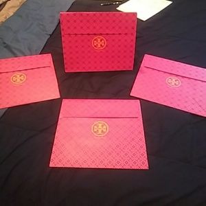 Bundle of Tory Burch gift bag wrapping